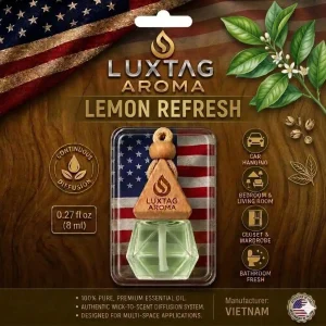 Dầu Sả Chanh Luxtag Aroma - Tinh Dầu Thơm Phòng, Đuổi Muỗi Hiệu Quả