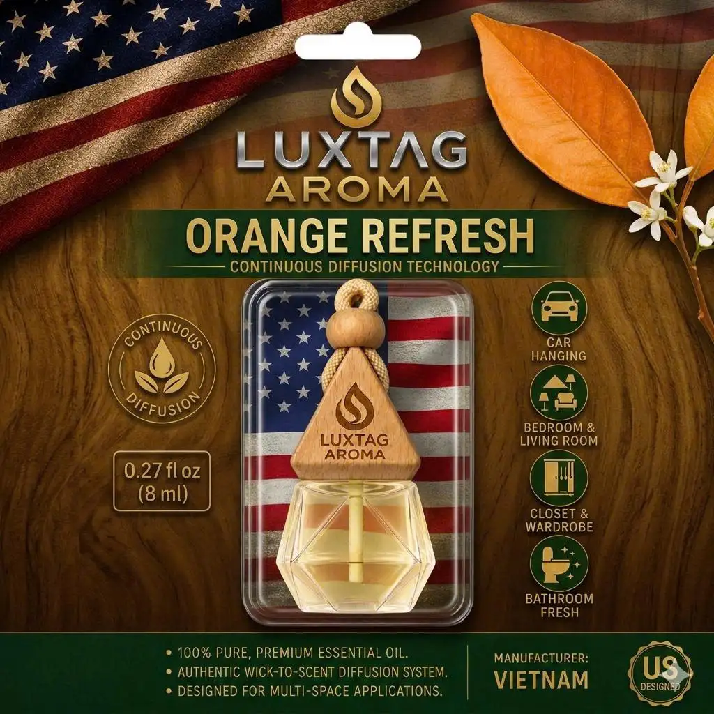 Dầu Quế Luxtag Aroma Nguyên Chất - Khử Mùi Không Gian, Làm Ấm Phòng